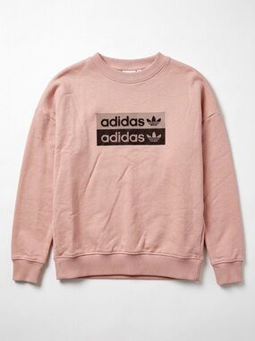 NWOT Adidas Pink Logo Crewneck Sweatshirt